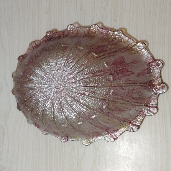 Il Quadrifoglio Hand Blown Italian Art Glass Bowl - Picture 3 of 6